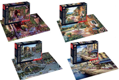 PUZZLE 1000PCS PAISAJES DISEÑO SURTIDO