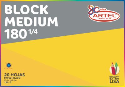 Block Medium 180 1/4 20 h