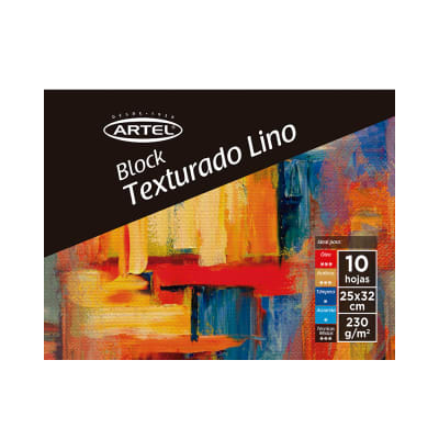 BLOCK TEXTURADO 10H P/OLEO Ó ACRILICO