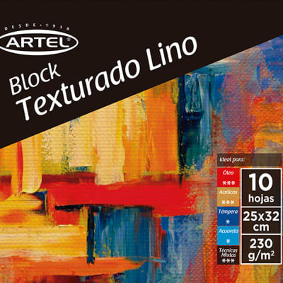 BLOCK TEXTURADO 10H P/OLEO Ó ACRILICO