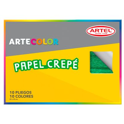Artecolor Papel Crepe 10 Piegos 25x35 cm