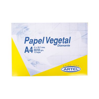 Sobre Papel Vegetal Artel A4 60-65 G