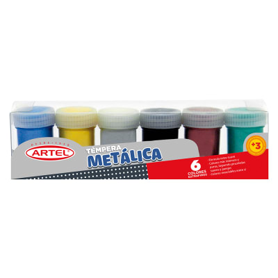 Est Temp Metal Artel 6 col 15 ml