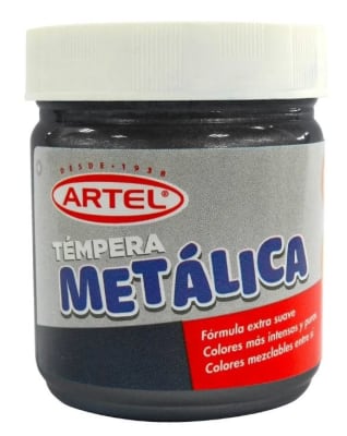 Temp. Metalica Negro 100 ml