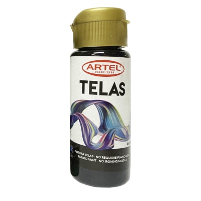 Fco 60ml Pint Tela negro 21 s/plancha