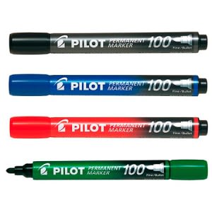Marcador Permanente SCA100 Fino Verde PILOT