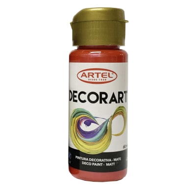 FCO 60ML DECORART METÁLICO ROJO 131