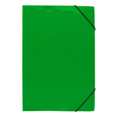 CARPETA C/ELASTICO ESTANDAR OF. CART. 41 A 80 HJS. VERDE FULTONS