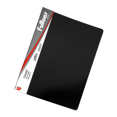 CARPETA C/FUNDAS A4 20 FUNDAS VINIL NEGRO FULTONS