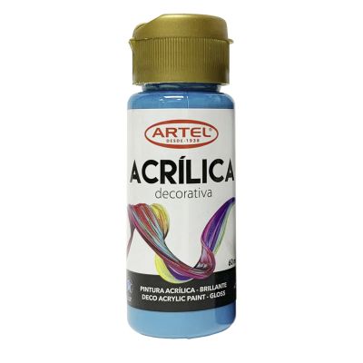 Fco 60ml Pin Acril Deco Azul calipso 400