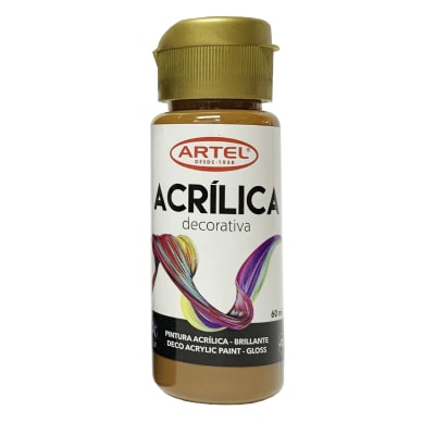 FCO 60ML PIN ACRILICA DECORATIVA CHOCOLATE 600