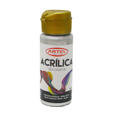 Fco 60ml Pin Acril Deco Met? Plata 995