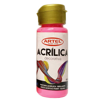 FCO 60ML PIN ACRIL DECO NEÓN ROSADO