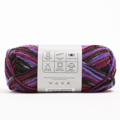 MAJESTAD ESTAMPADO MORADO 0121
