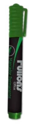 MARCADOR PERM. PTA.RED. VERDE FULTONS