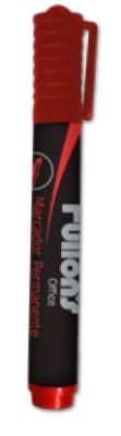 MARCADOR PERM. PTA.RED. ROJO FULTONS