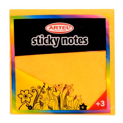 N ADHESIVA BRILLANTES ANARANJ F 75X75 MM