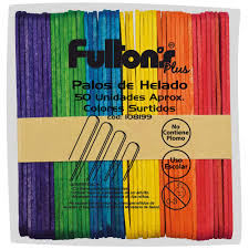 PALOS DE HELADO SURTIDOS APROX. 50 UN. FULTONS