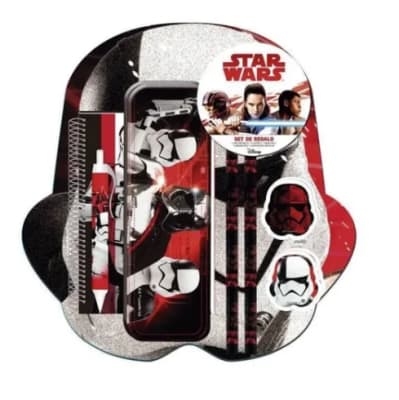 SET ESCOLAR 9 PCS STAR WARS