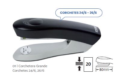 CORCHETERA  AUCA  MEDIANA  NEGRA 20H