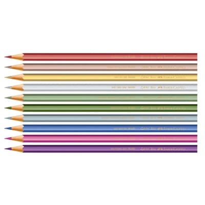 Ecolápices de Color 10 colores metalicos