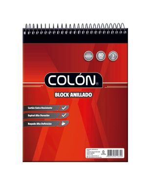 BLOCK COLON UNIVERSITARIO  MAT 7MM BU-32/80 (ESPIRAL)