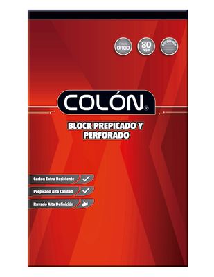 BLOCK COLON OFICIO COMPOSICION BO-30/80