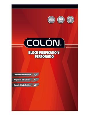 BLOCK COLON OFICIO MAT 5MM BO-31/80