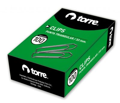 CLIPS TORRE 1 PUNTA TRIANGULAR 33 MM