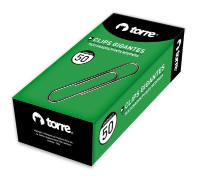 CLIPS TORRE Nº50 GIGANTE 50 MM