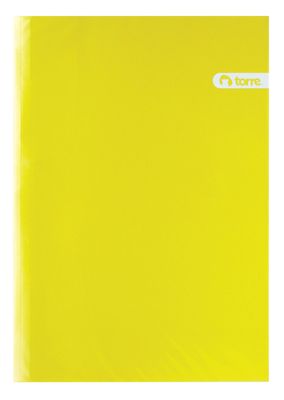 ARCHIVADOR PLASTIFICADO ACOCLIP TORRE AMARILLO