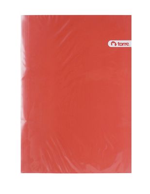 CARPETA PLASTIFICADA TORRE ROJA