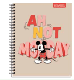 CUAD.  UNIV PROARTE TED/ ED MICKEY JUVENIL 100 HJ 