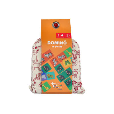 DOMINO 28 PIEZAS CARTON ANIMALES