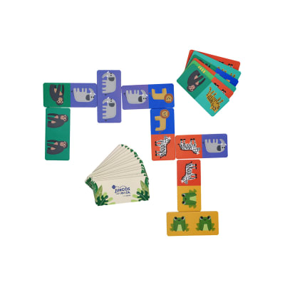 DOMINO 28 PIEZAS CARTON ANIMALES