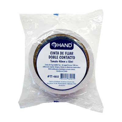 CINTA DE FIJAR DOBLE CONTACTO 48MM 12MT