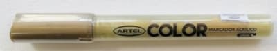 MARCADOR ACRILICO ARTEL 2MM DORADO