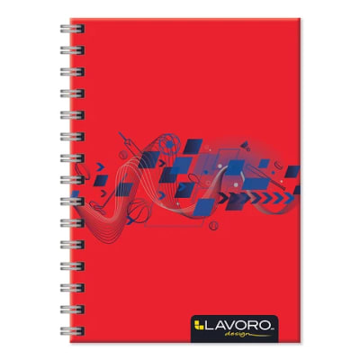 CUAD. POCKET 100 HOJAS DOBLE ESPIRAL 80 GR. HOMBRE LAVORO