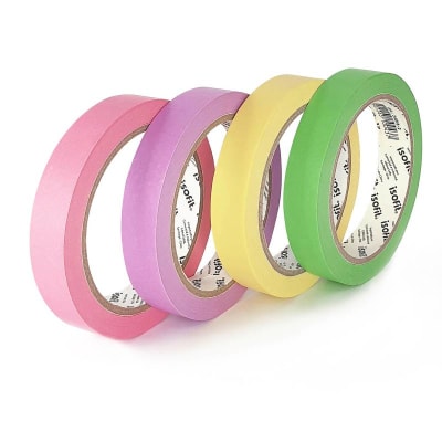WASHI TAPE COLORES 18mmX40m ISOFIT-DSG/W