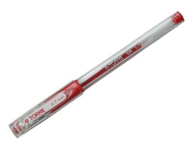 LAPIZ TORRE GEL  0.7 MM ROJO