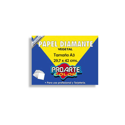 PAPEL DIAMANTE 60/65 A3 tamaño 297x420mmSOBRE 12HJ