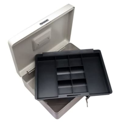 CAJA SEGURIDAD 12 30x24x9cm BLANCA HAND