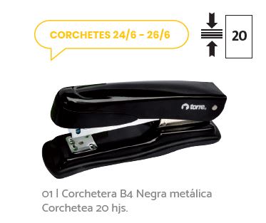 CORCHETERA B4 NEGRA