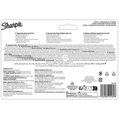 Marcador Sharpie Acrílico 5 colores surtidos