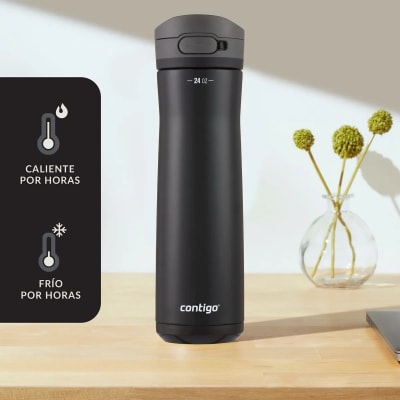 Botella de agua Contigo Jackson Chill 2.0  710 ml Negro