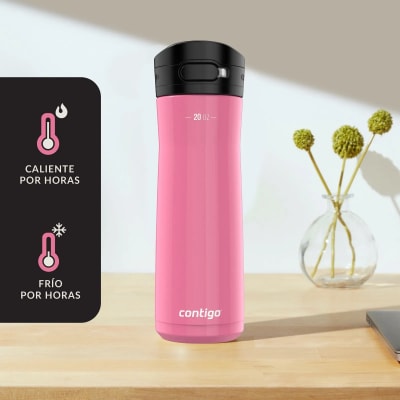 Botella de agua Contigo Jackson Chill 2.0 591 ml Rosado