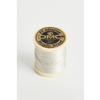 DMC BOBINA DE HILO METALIZADO PLATEADO 283