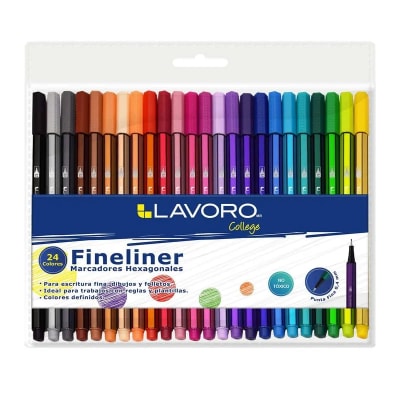 FINELINER 0,4MM 24 COLORES LAVORO FINELINER 0,4MM 24 COLORES LAVORO