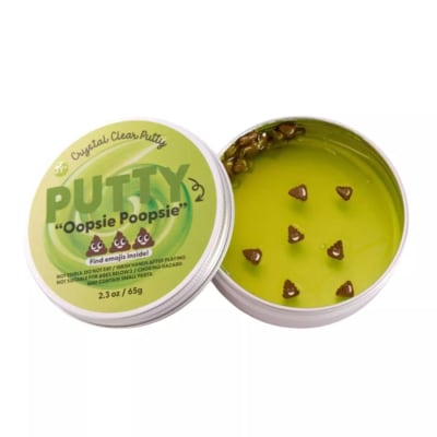 Putty Sensorial Antiestrés Metálico Crystal Clear (color surtido)