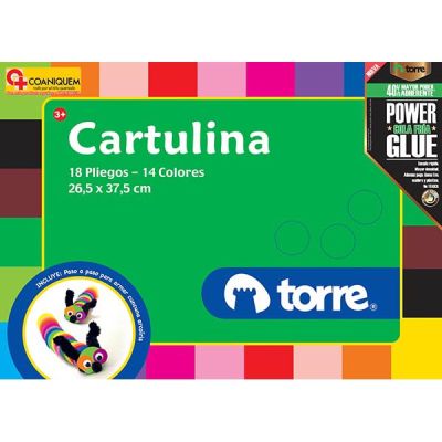 BOLSON CARTULINA 18HJS. TORRE IMAGIA